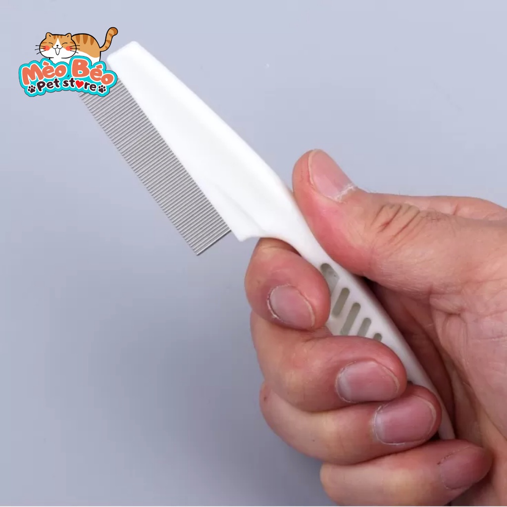 Lược chải ve rận cho chó mèo, lươc chải lấy lông chết thần thánh cho chó mèo lông ngắn