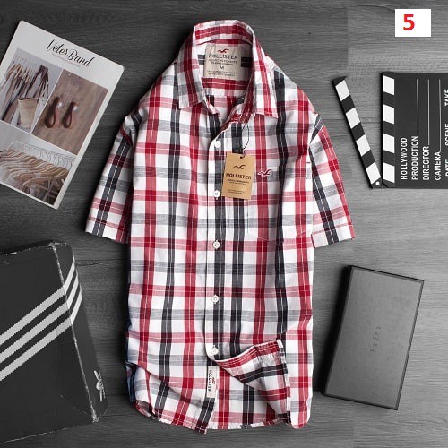 ÁO SƠ MI NAM SỌC ĐỎ