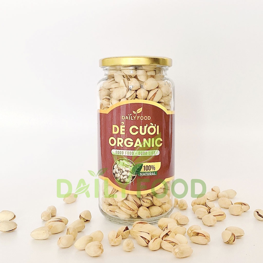 Hạt dẻ cười DailyFood Chính hãng 500gr Không Tẩy Trắng 500g hàng nhập khẩu