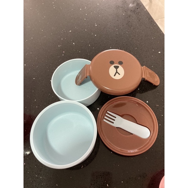 Hộp cơm chính hãng nhiều mẫu Gấu Thỏ Brown Cony Choco LINE