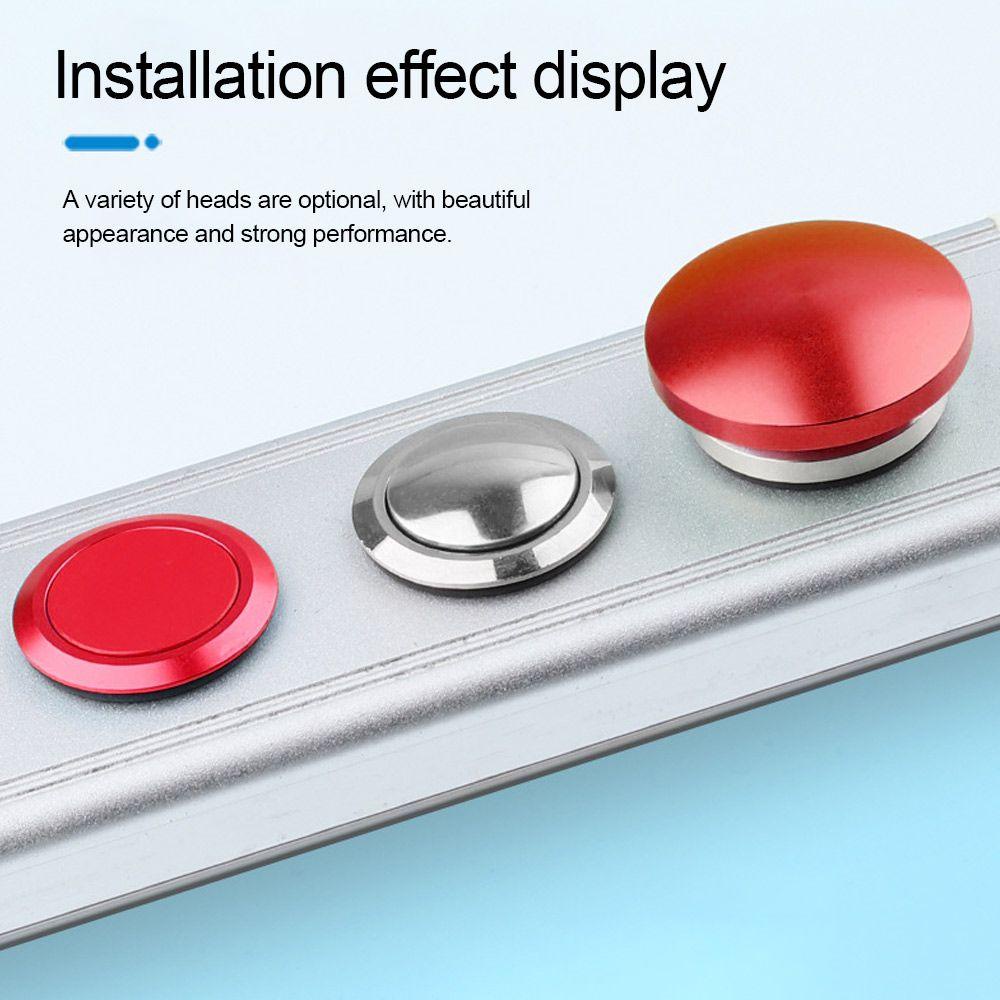 PISTA Set 2 Công Tắc Nhấn Bằng Kim Loại Màu Đỏ Siêu Bền