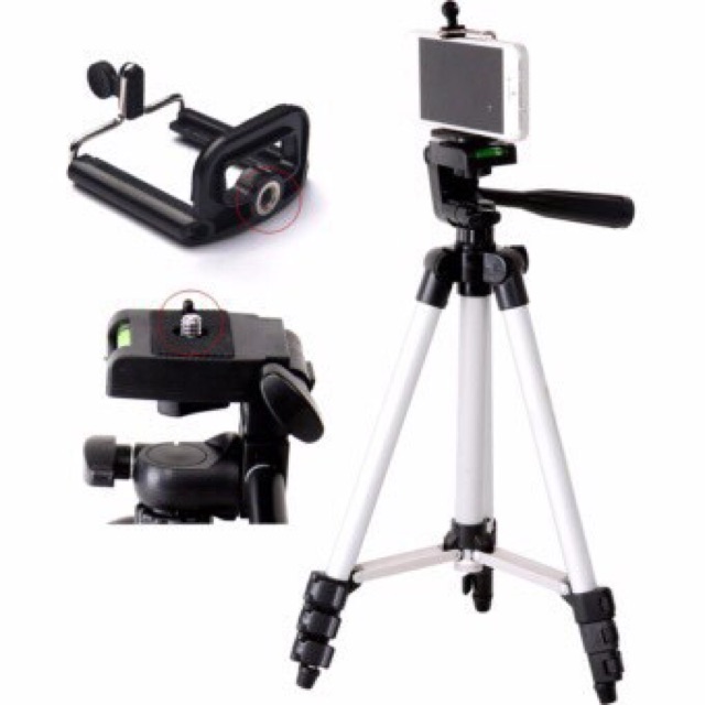 Bộ giá đỡ điện thoại, máy ảnh tripod 3110 ( Tặng kẹp Điện thoại)