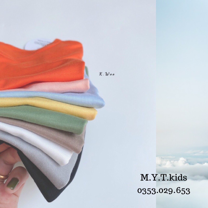 áo phông thun lạnh MS2021 siêu mềm mát cho bé trai/gái