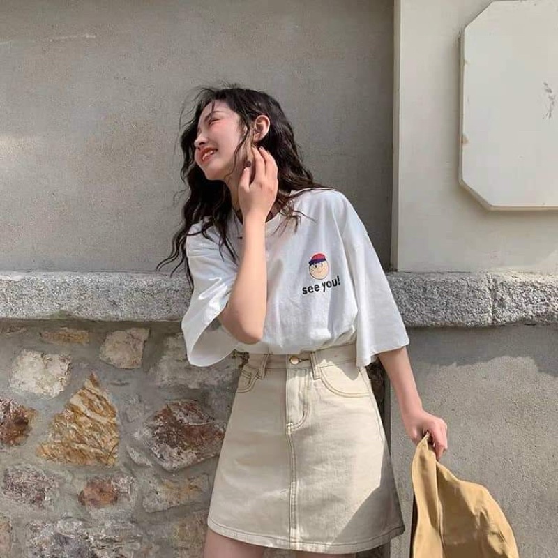 Chân váy chỉ nổi hai lớp kèm quần KA12