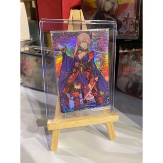Thẻ bài bánh xốp Fate Grand Order FGO Miyamoto Musashi SP - Super Rare - Tặng bọc bài nhựa bảo quản