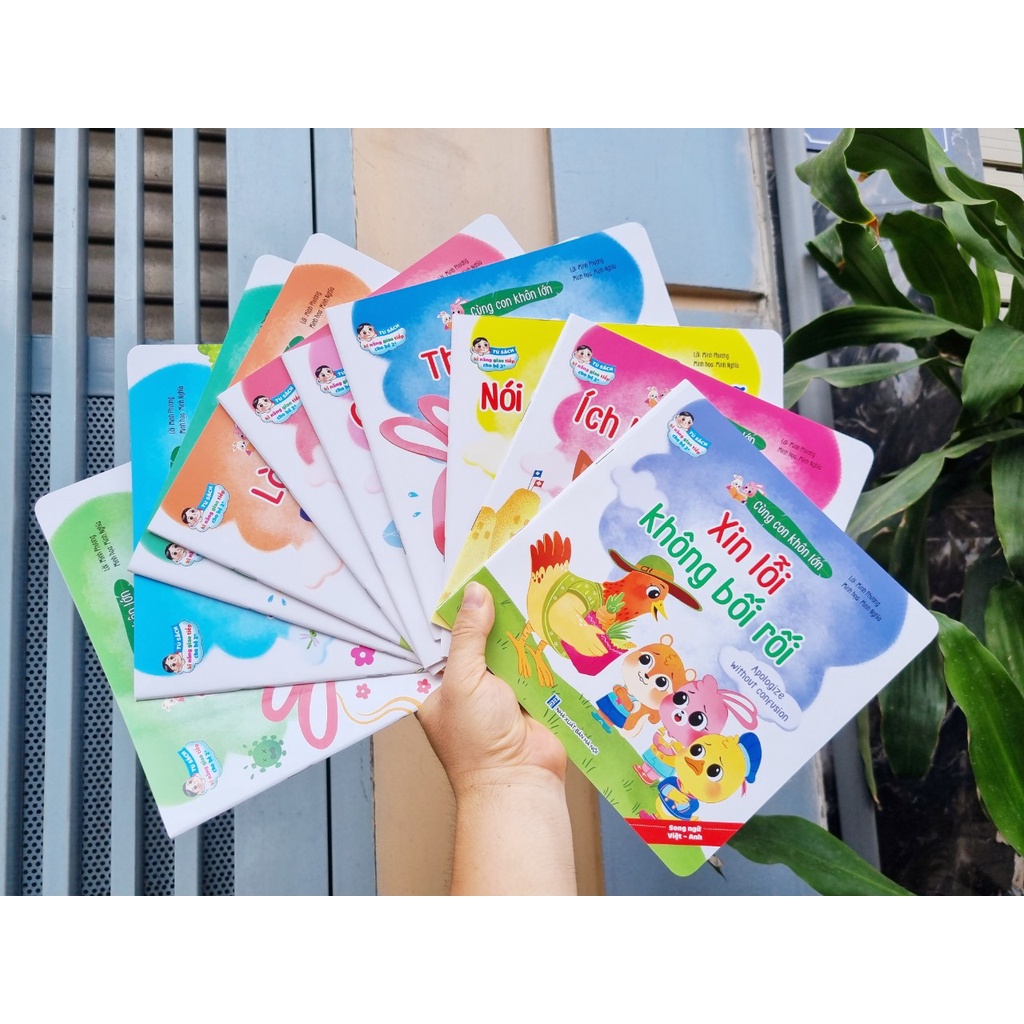 ...Trọn bộ Cùng Con Khôn Lớn, Kỹ Năng Giao Tiếp, Gieo Mầm Tính Cách...