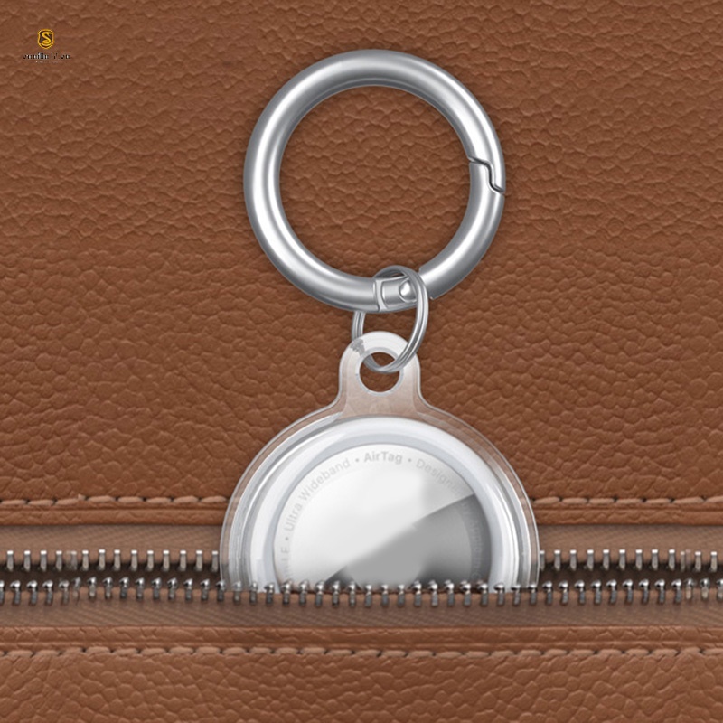 Vỏ bảo vệ hộp sạc tai nghe bằng TPU trong suốt chống thất lạc kèm vòng đeo tay tiện dụng | BigBuy360 - bigbuy360.vn