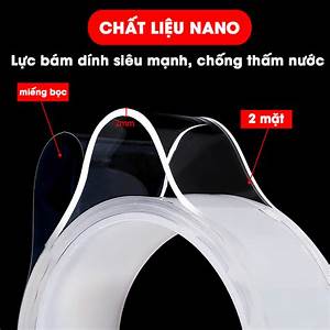 SỈ 16 K - 5 mét BĂNG KEO 2 MẶT IVY GRIP TAPE 3M KT  dài 5 mét dày 2 ly