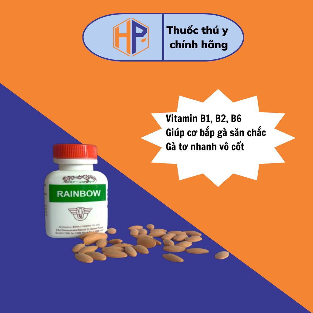 RAINBOW (Hủ 100 viên) - Thuốc nuôi gà đá