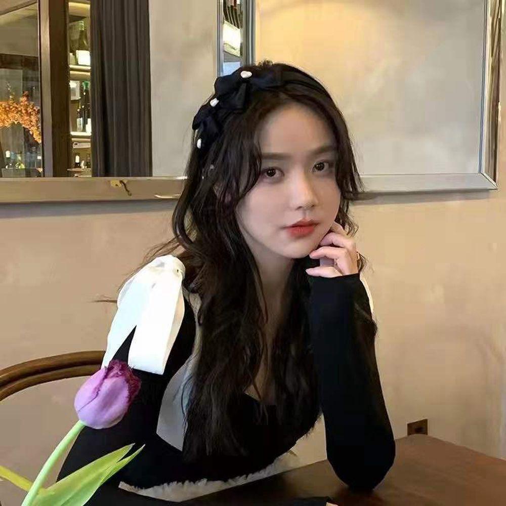 MOCHO Băng Đô Cài Tóc Thắt Nơ Phong Cách Vintage Đơn Giản Cho Nữ Rửa Mặt