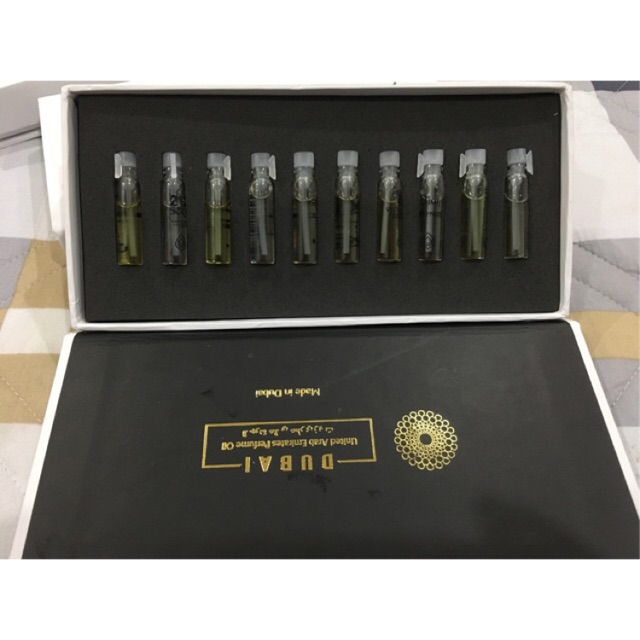 [Bán sỉ] Set thử nước hoa tinh dầu dubai, 10 mùi -20ml, hàng nội địa, số lượng hạn chế!