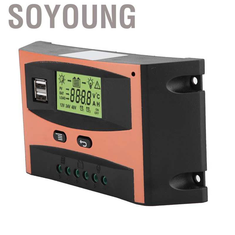 Bộ điều khiển sạc năng lượng mặt trời 12v / 24v 30a 40a 50a 60a tùy chọn Mppt