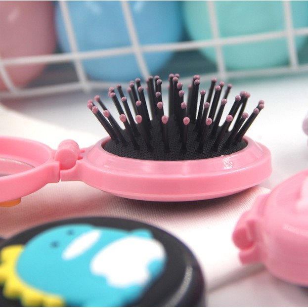 🌷 Lược Chải Tóc Gấp Gọn 2IN1 Bỏ Túi Tiện Lợi Cho Bạn Gái 🌷
