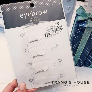 Khuôn Kẻ Chân Mày 4 Kiểu Aritaum Brow Guide
