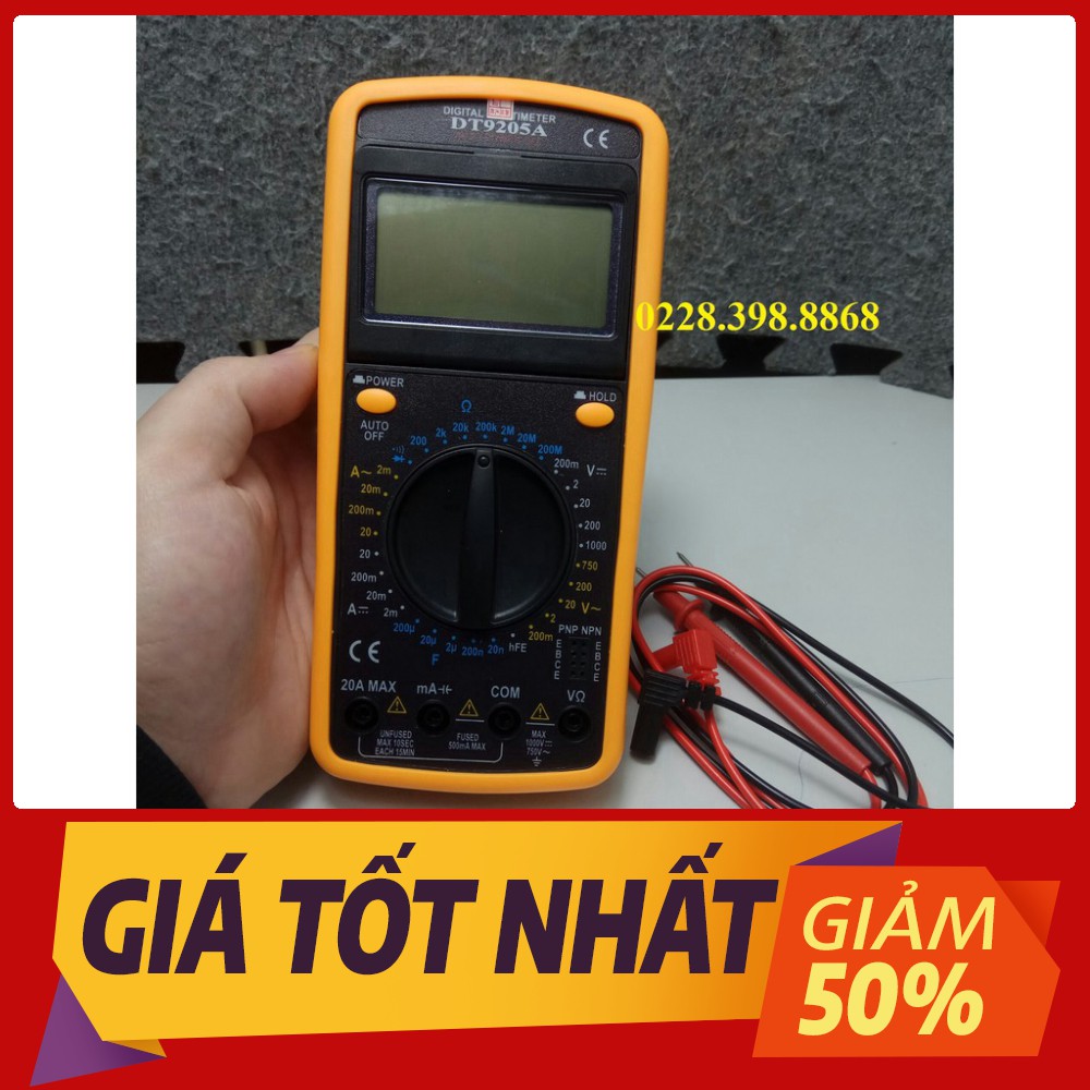 [HÀNG CHÍNH HÃNG] [ ẢNH THẬT]   ĐỒNG HỒ ĐO ĐIỆN TỬ 9205  [CHO KHÁCH XEM HÀNG]