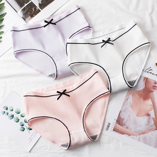 Nguồn xưởng bỏ sỉ # số lượng lớn tại chỗ # đồ lót nữ size lớn dễ thương Nhật Bản nữ ren thun thoáng khí Xưởng sản xuất đồ lót cotton lưng trung bán hàng trực tiếp