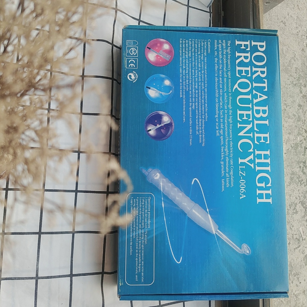 (Bảo Hành 12 Tháng) Máy Điện Tím Sát Khuẩn Cầm Tay Sau Nặn Mụn Dùng Cho Spa TMV