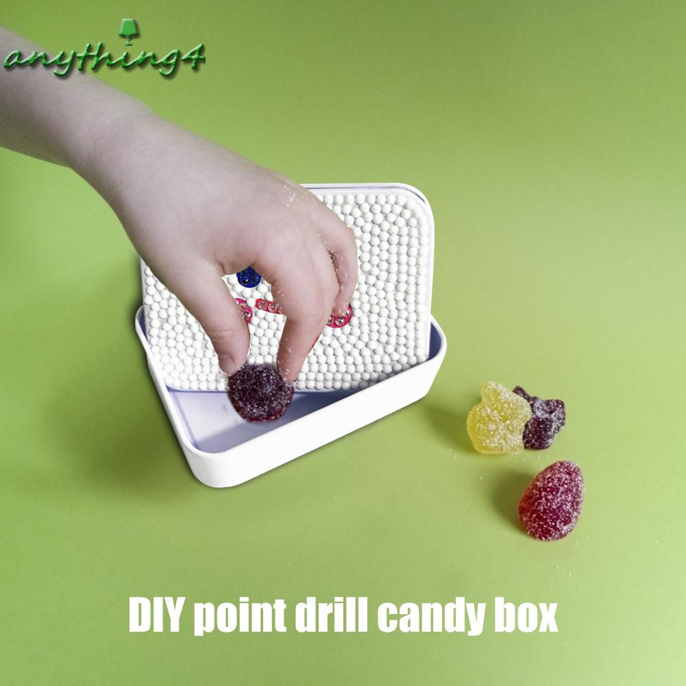 COD√ANY❀DIY Diamond Painting Candy Box Cartoon Handmade Mini Square Storage Case