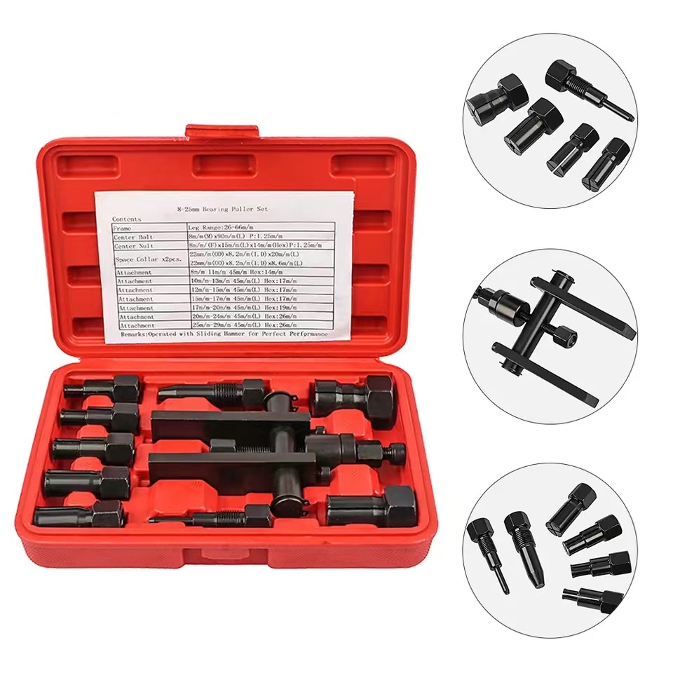 Set 10 Chuyên Nghiệp Dụng Cụ Tháo Vòng Bi Xe Máy Hai Móng Vuốt