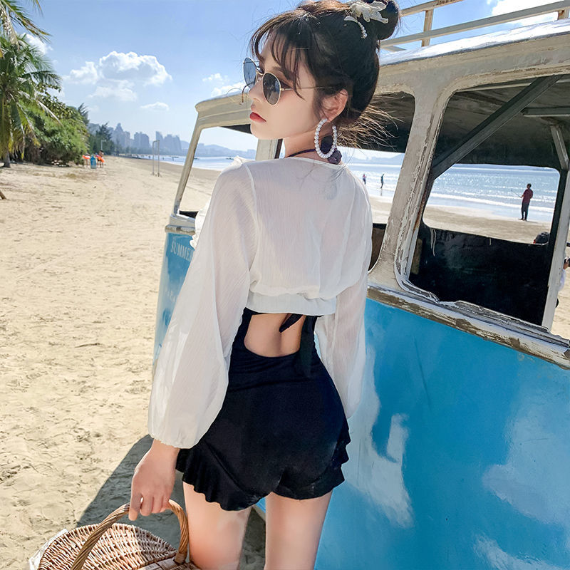 Women's Swimsuit Covering Belly Thin Fairy Style One-Piece Korean StyleinsSuper Fairy New Women's Swimsuit High-Profile Figure Sexy | BigBuy360 - bigbuy360.vn