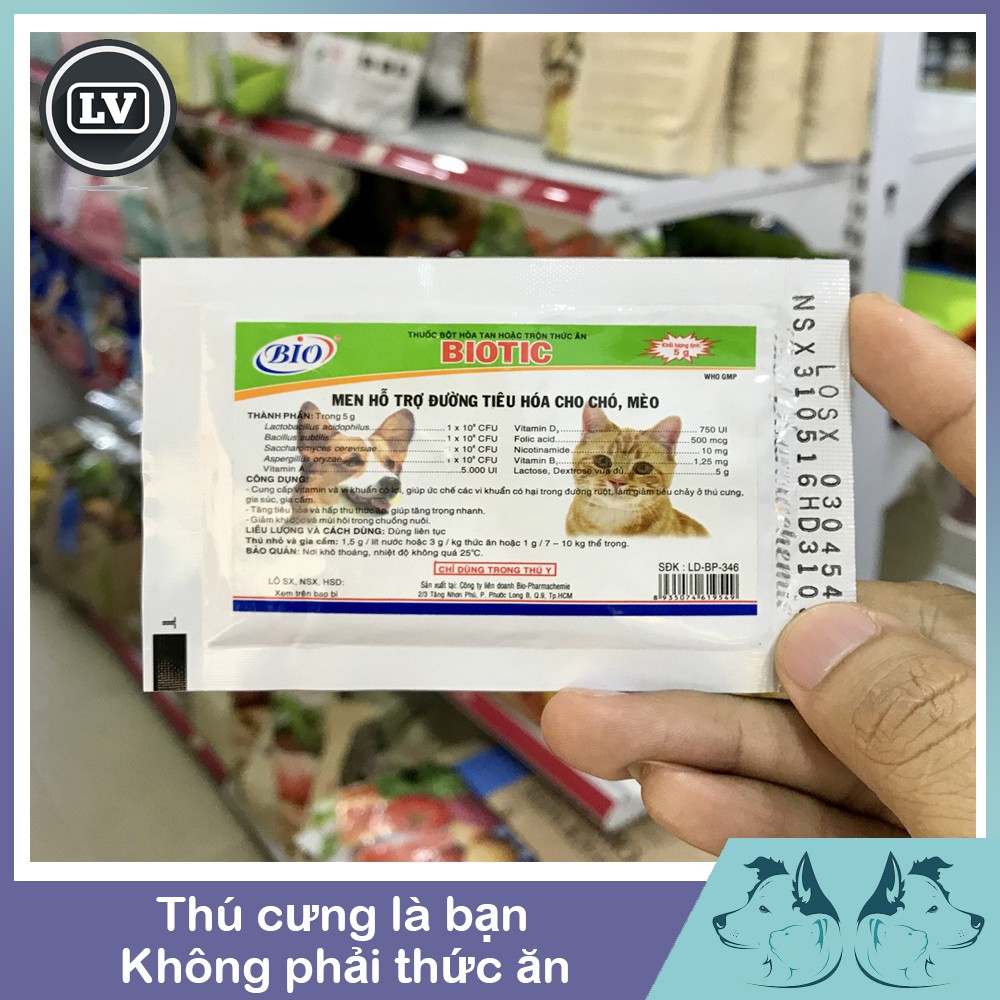 Men tiêu hóa hỗ trợ đường ruột cho chó mèo Long Vũ Store