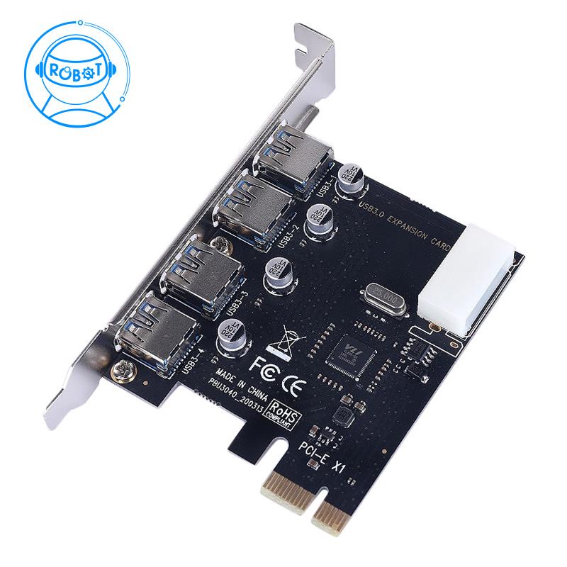 Thẻ chuyển đổi PCI-E sang USB3.0 4 cổng USB 3.0 5Gbps PCI | BigBuy360 - bigbuy360.vn