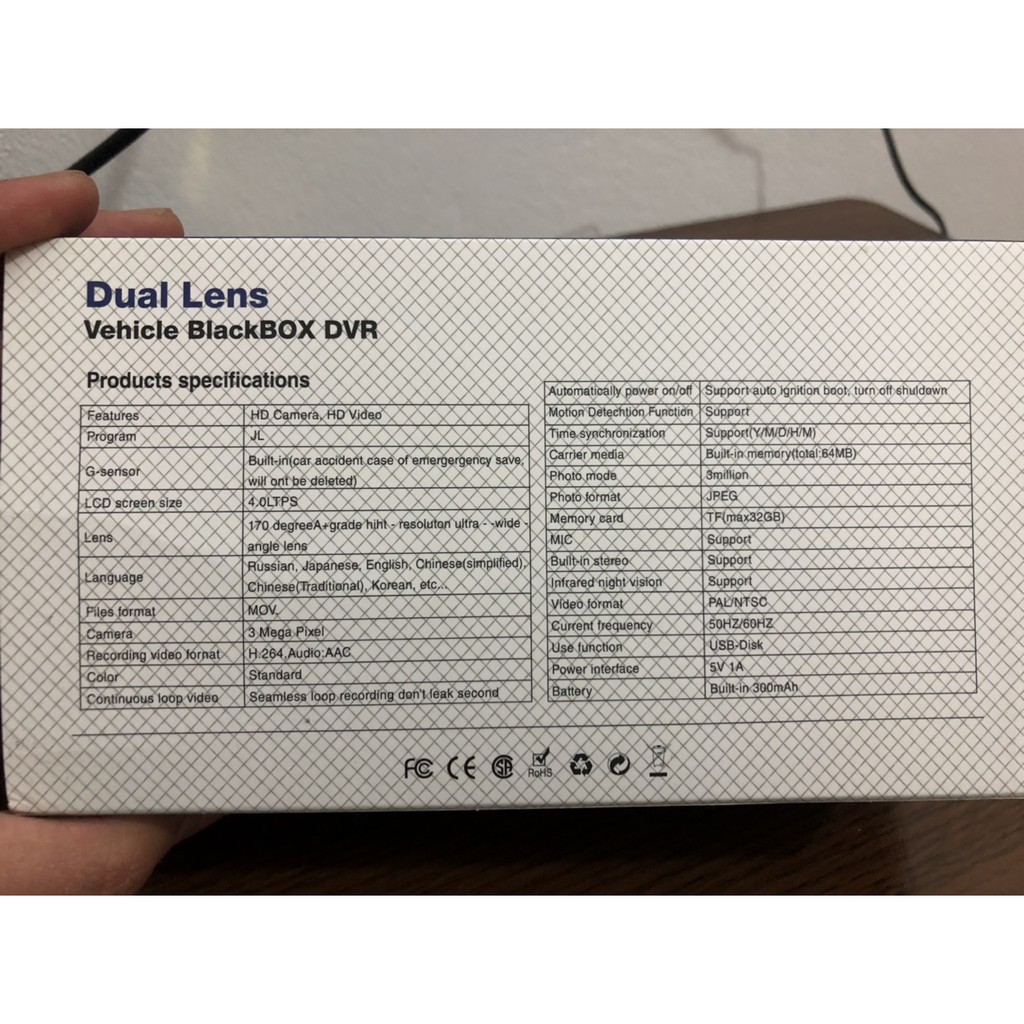 Bộ camera hành trình 4' FullHD + mắt cam lùi cho oto | BigBuy360 - bigbuy360.vn