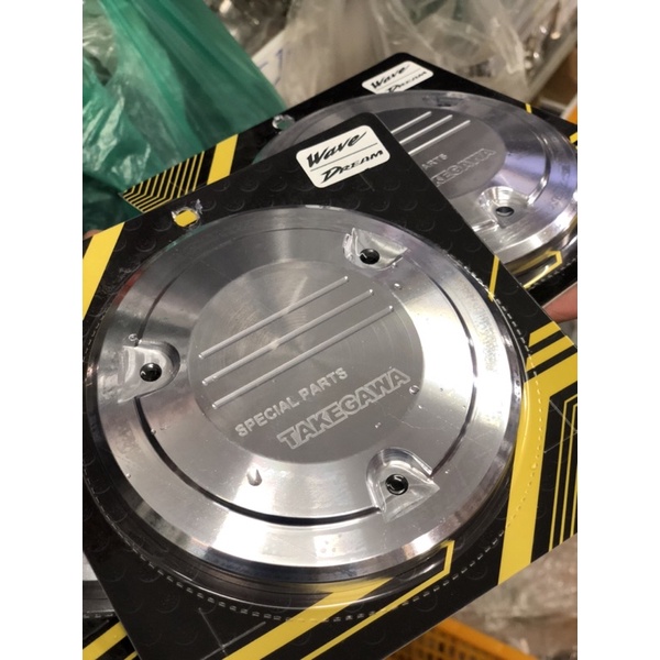 Nắp tròn 3 lỗ Wave / Dream nhôm CNC