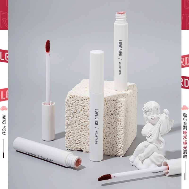 [Hàng mới về] Son kem LOVE BIRD lì mịn mượt như nhung kháng nước và không bết dính