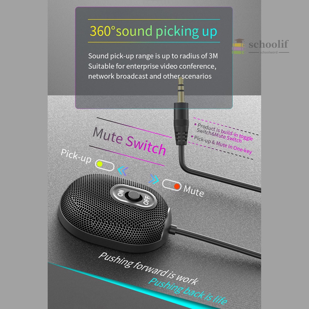 Micro Để Bàn Có Dây Jack 3.5mm Cho Máy Tính Điện Thoại Windows Xp Vista | BigBuy360 - bigbuy360.vn