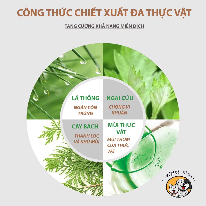 Xịt bọt tắm khô cho thú cưng, xịt bọt khô tiện lợi cho thú cưng