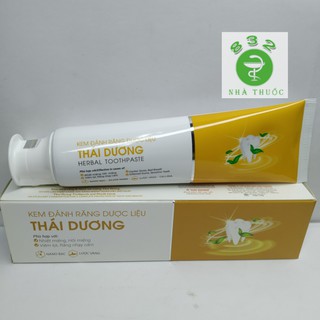 Kem đánh răng dược liệu Thái Dương tuýp 150g