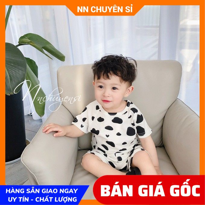 Đồ bộ bé trai bé gái 35 ký hoạt hình 3d bò sữa doremon kitty siêu nhân công chúa DBRBD TỔNG HỢP SIZE S