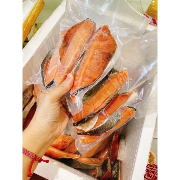 Cá hồi phile. Khay 500gr