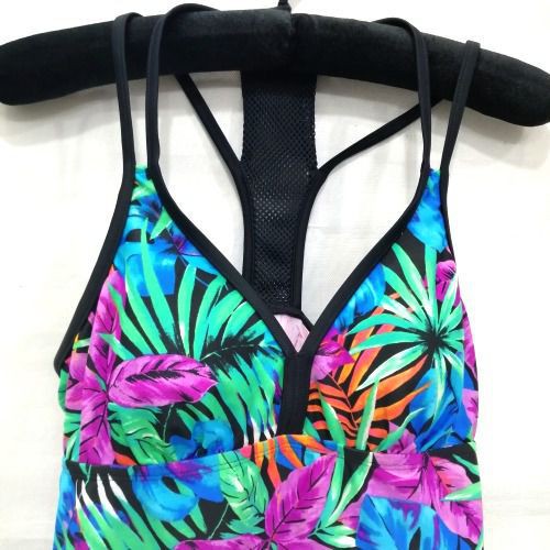 Đồ bơi nữ Kinesis hai dây đen in hoa lá nhiều màu 102722 ( TH8931 ) | BigBuy360 - bigbuy360.vn