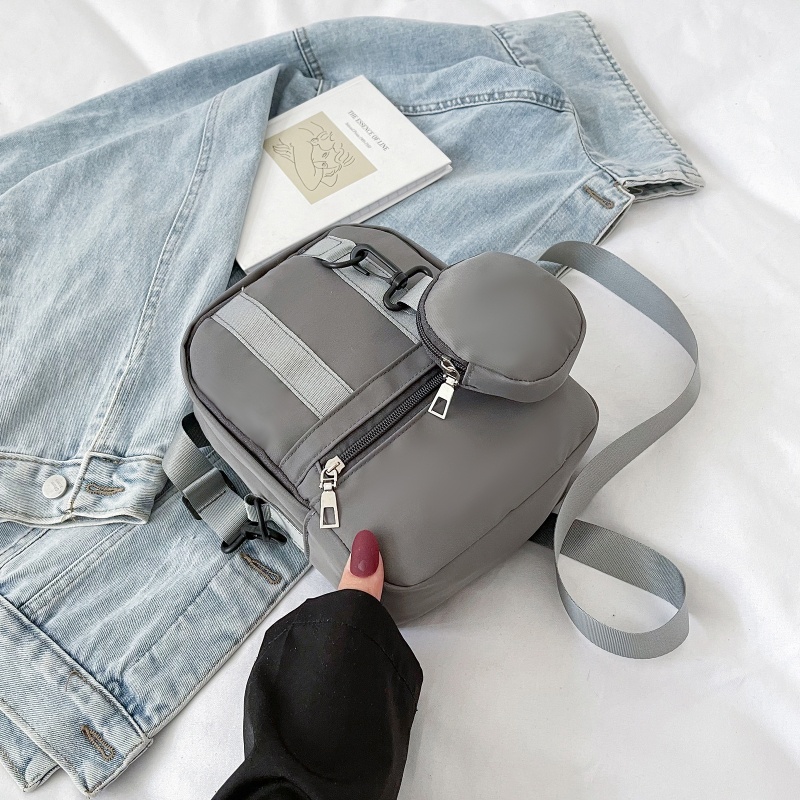 Túi Đeo Chéo Nhỏ Bằng Nylon Phong Cách Cổ Điển Cho Nữ