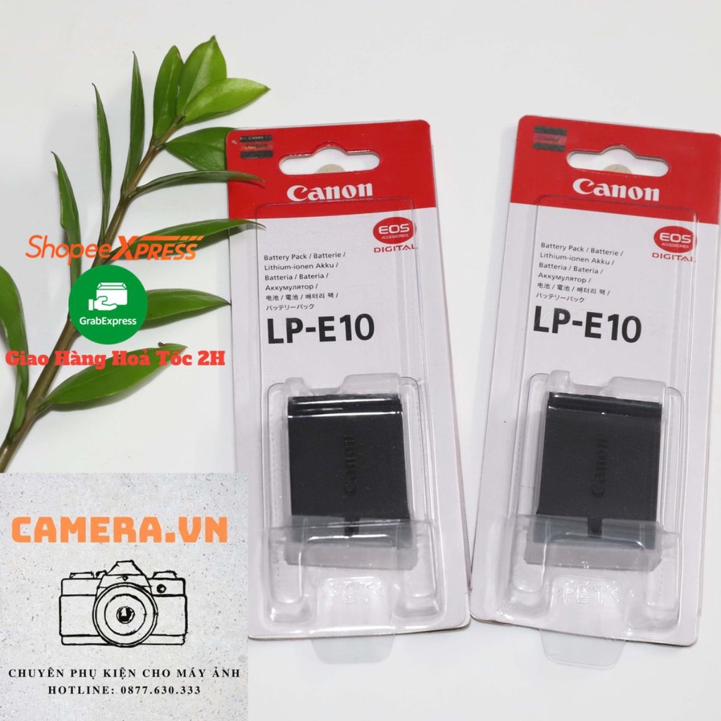 Pin canon LP E10 dùng cho Canon EOS 1100D, 1200D, Kiss X50, Rebel T3, T5 Rebel 3000D