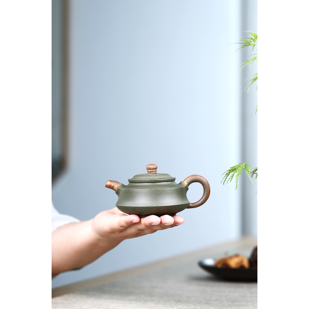 Ấm Tử Sa Nghi Hưng Châu Bàn 160 ml (Đậu Thanh Nê)