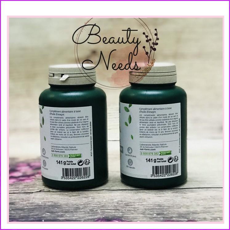 (mẫu mới) Tinh dầu hoa anh thảo Nat & Form Huile d'onagre-200 viên hàng pháp | BigBuy360 - bigbuy360.vn