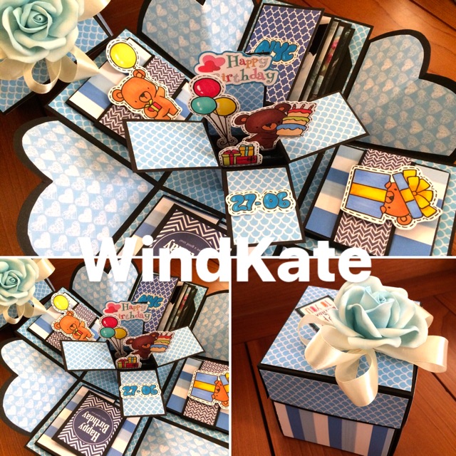 Hộp quà sinh nhật, hộp đựng ảnh. (Free in ảnh) | BigBuy360 - bigbuy360.vn