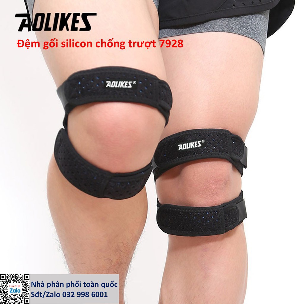 Đai bảo vệ gối đệm silicone chống trượt chính hãng Aolikes 7928 (1 đôi) dgdhn210618