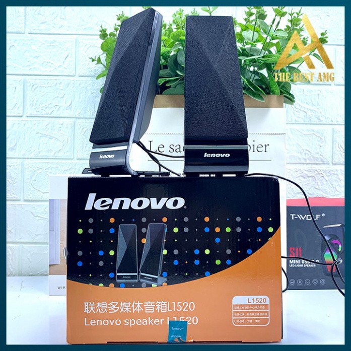 Loa Máy Vi Tính PC Laptop Để Bàn Cao Cấp 2.0 LENOVO L1520 - Loa Nghe Nhạc Mini Có Dây