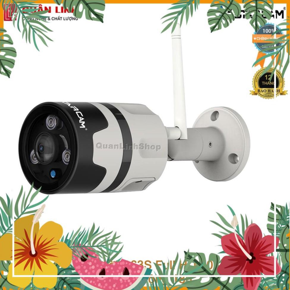 Camera Wifi IP ngoài trời Vstarcam C63sFull HD 1080P kèm thẻ 32GB Class10