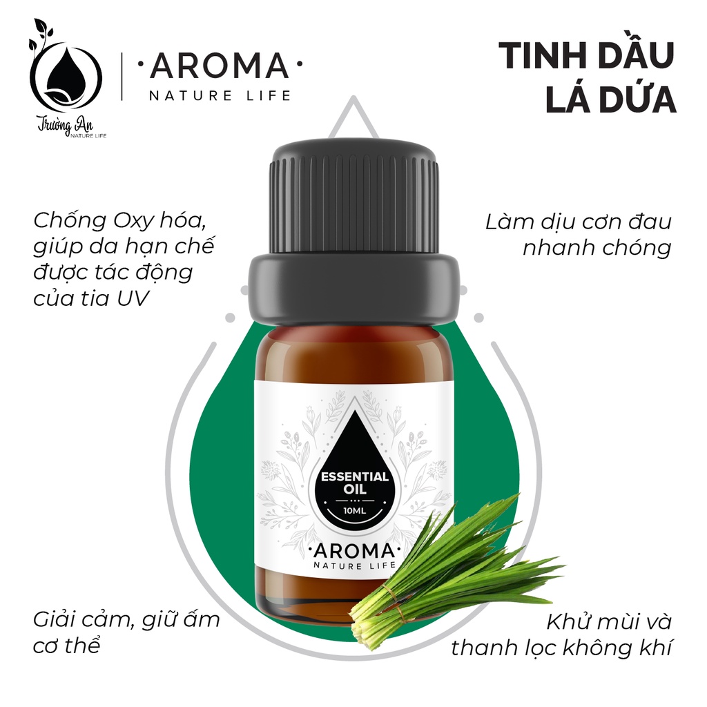 Tinh dầu Lá Dứa nguyên chất TRƯỜNG AN dung tích 500ml/1000ml