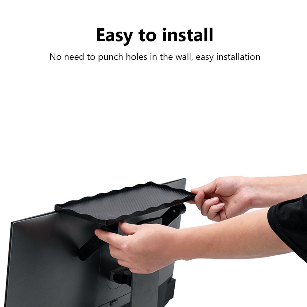 Giá đỡ bộ định tuyến TV gắn nóc màn hình máy tính sáng tạo