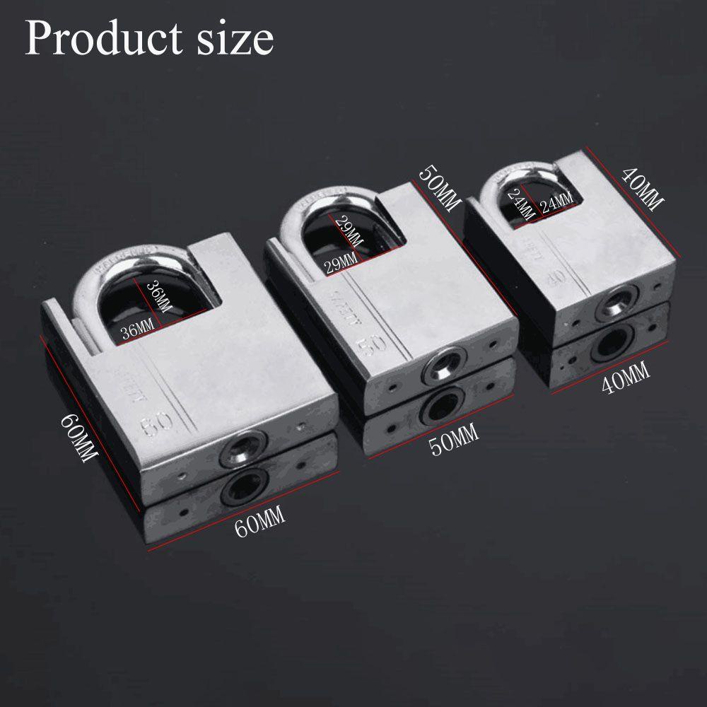 Khóa Cửa Ra Vào Chống Thấm Nước Kèm 4 Chìa Khóa Đa Chức Năng Tiện Dụng