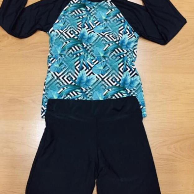 tuan80 Áo tắm dài tay che bụng với quần đùi tuan80 | BigBuy360 - bigbuy360.vn