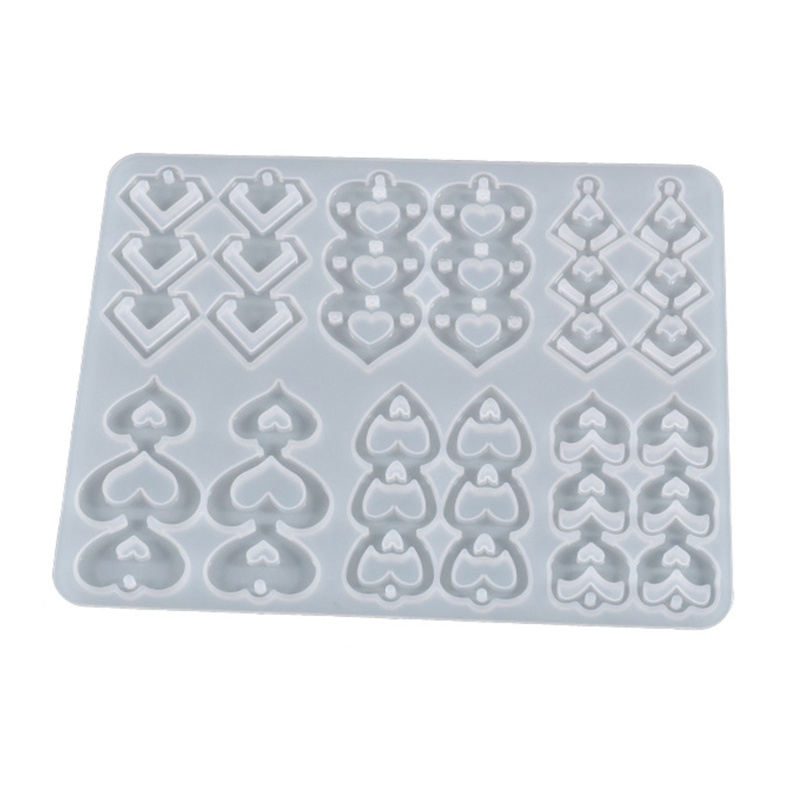 Khuôn Silicone Làm Mặt Trang Sức Bằng Nhựa Epoxy DIY