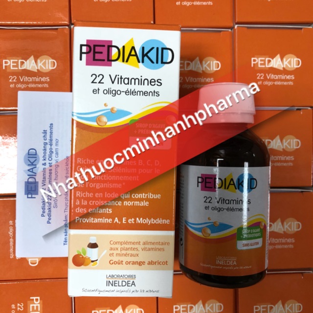 Pediakid 22 Vitamin và khoáng chất 125ml