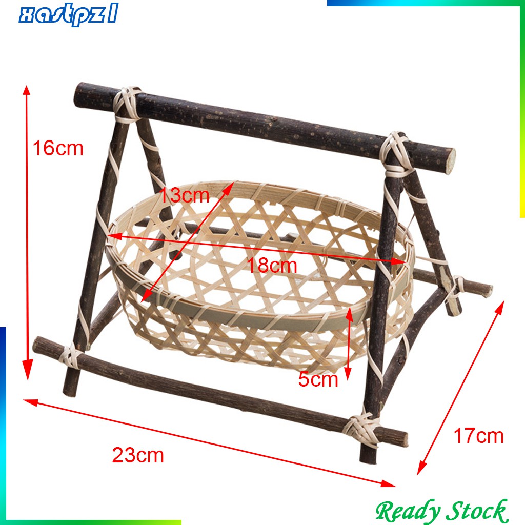 Rổ Tre Đựng Trái Cây / Bánh Kẹo Tiện Lợi